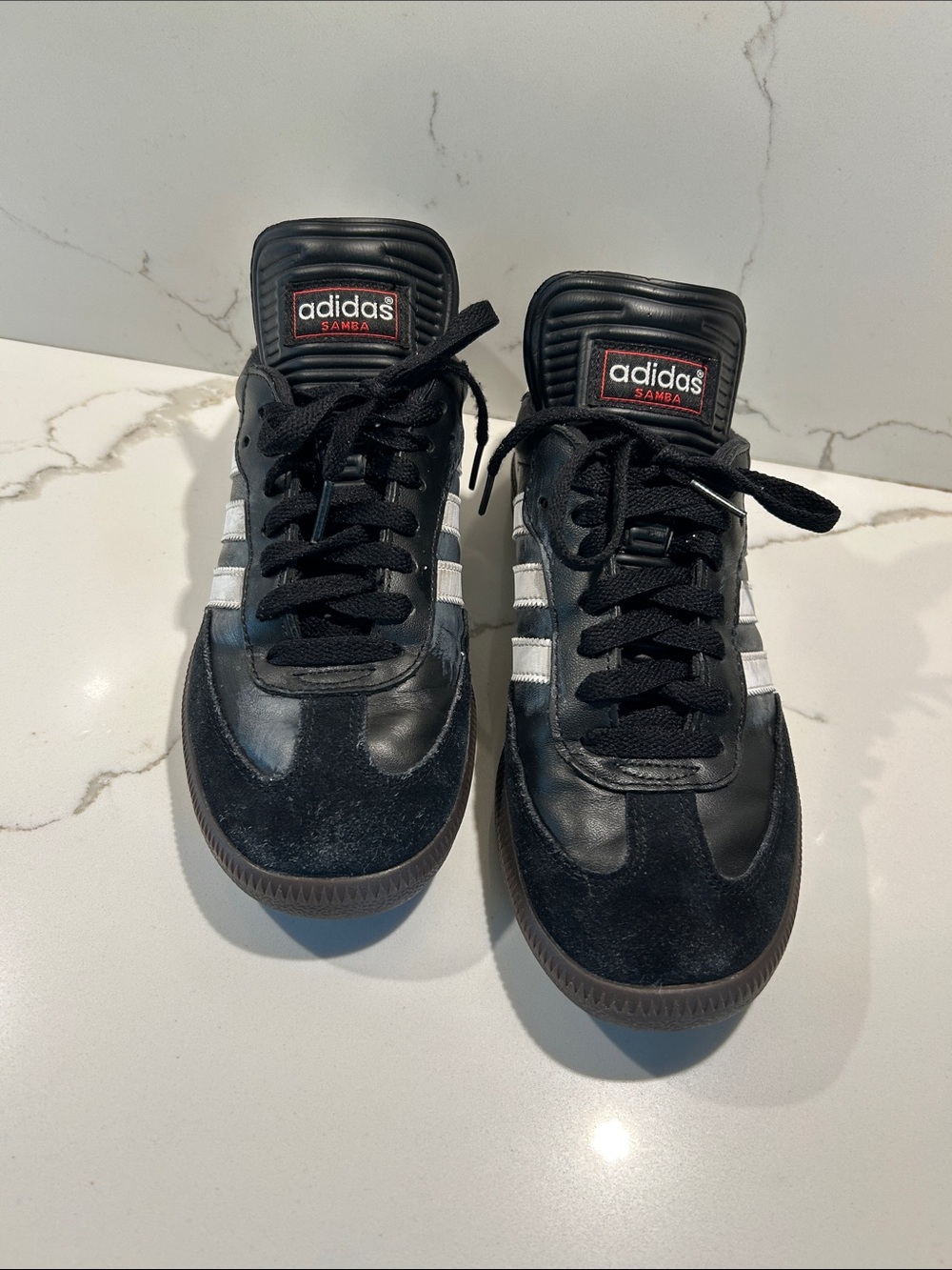 adidas Samba Black with White Stripes Sneakers - perfect treads